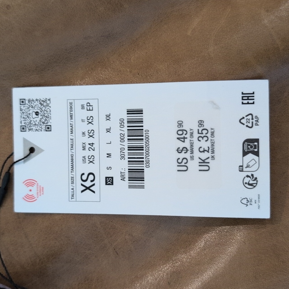 Zara Pastel Halter Dress Size XS (NWT) - Picture 7 of 7